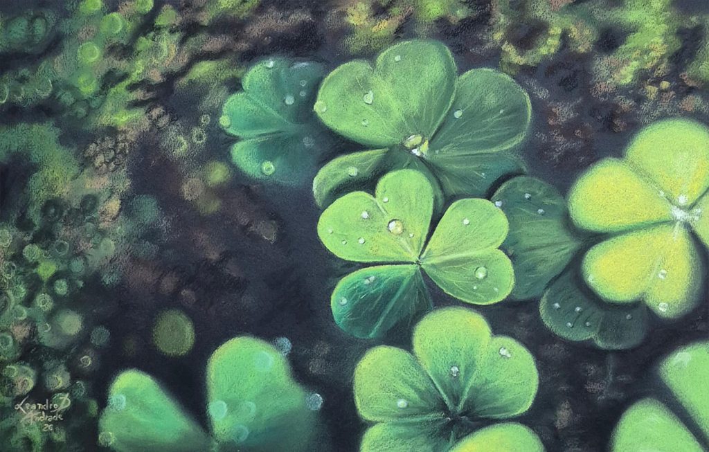 Exchange - Soft Pastel on Paper