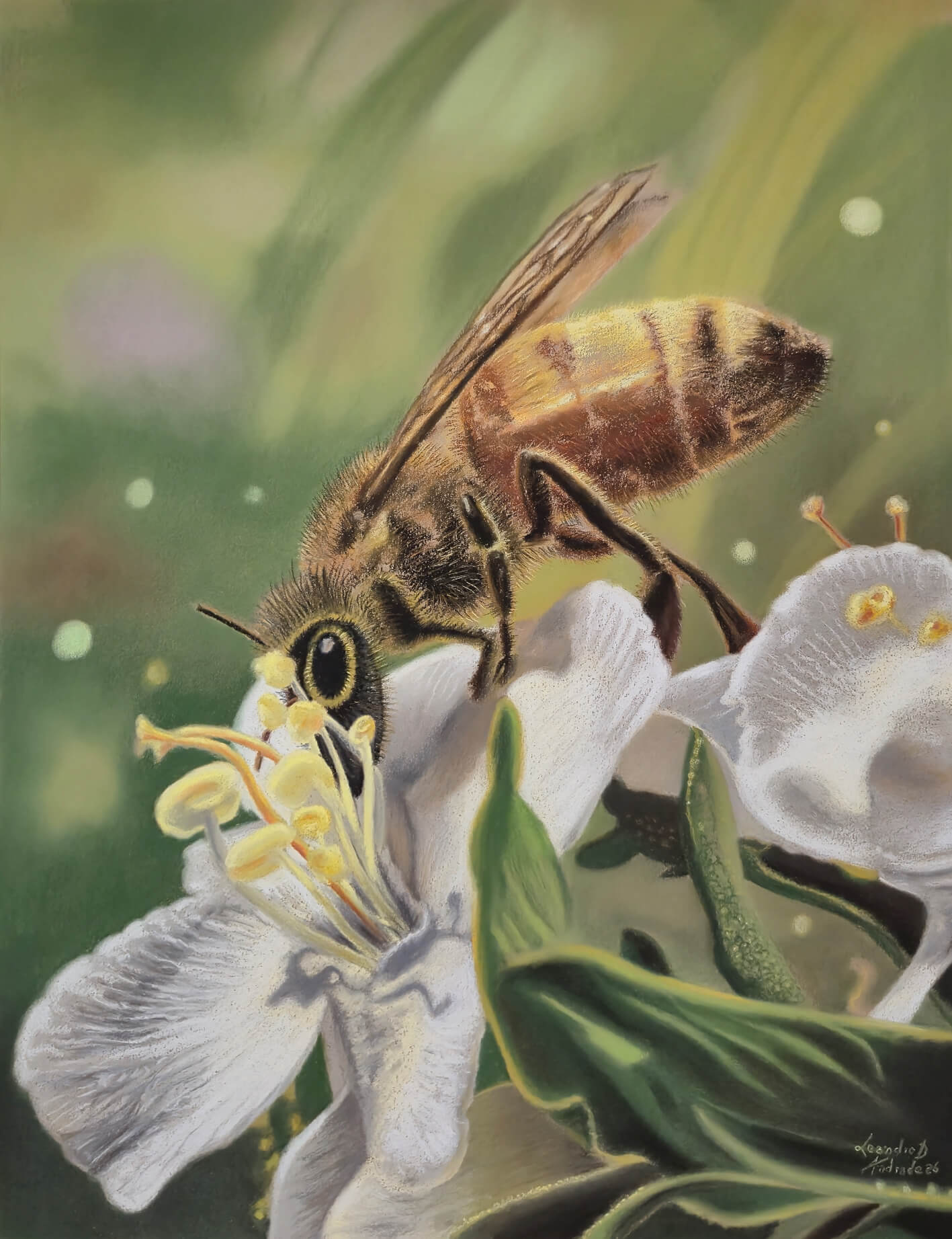 Cooperation - Soft Pastel on Paper